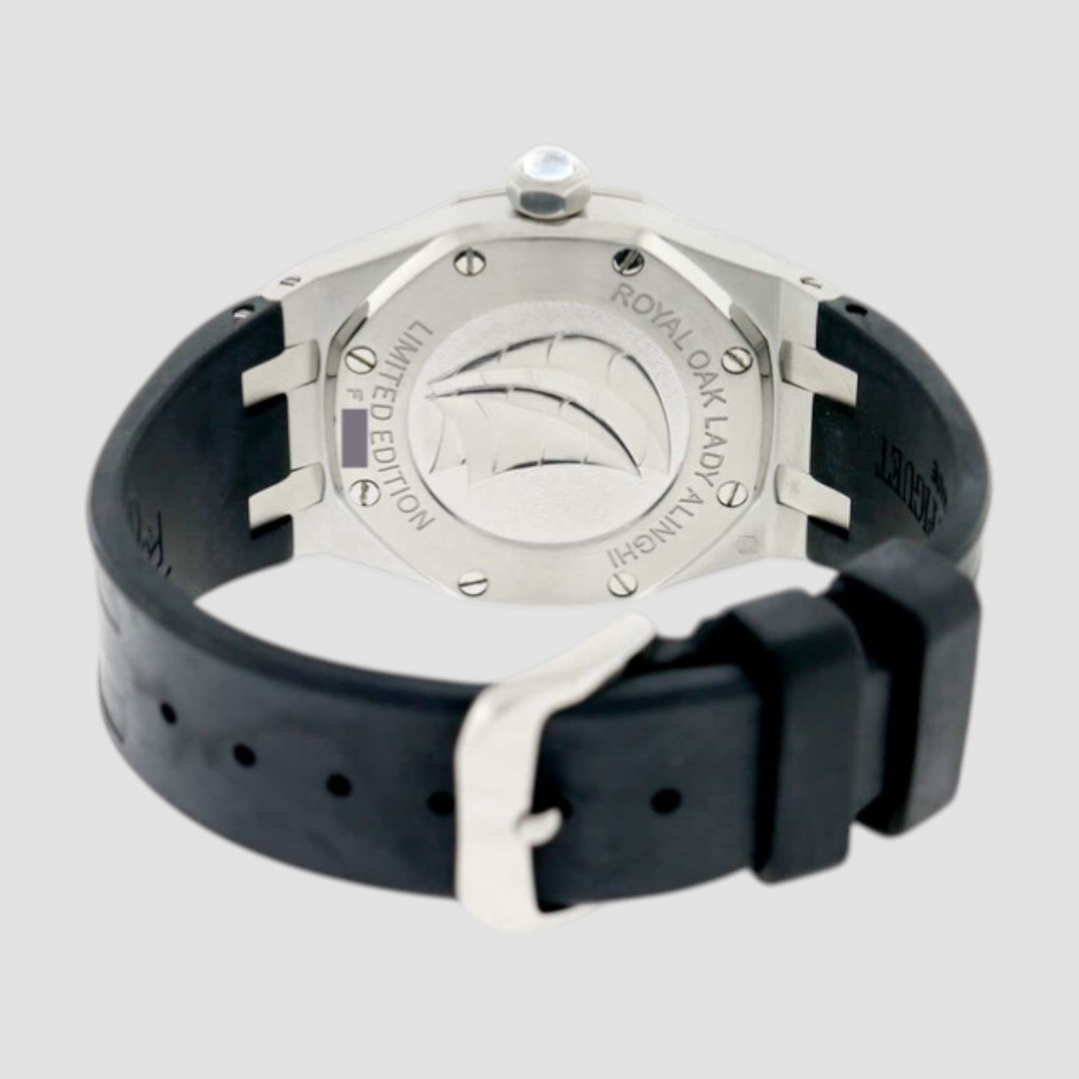 Royal Oak Lady Alinghi Quartz Diamond Silver Dial Ladies Watch