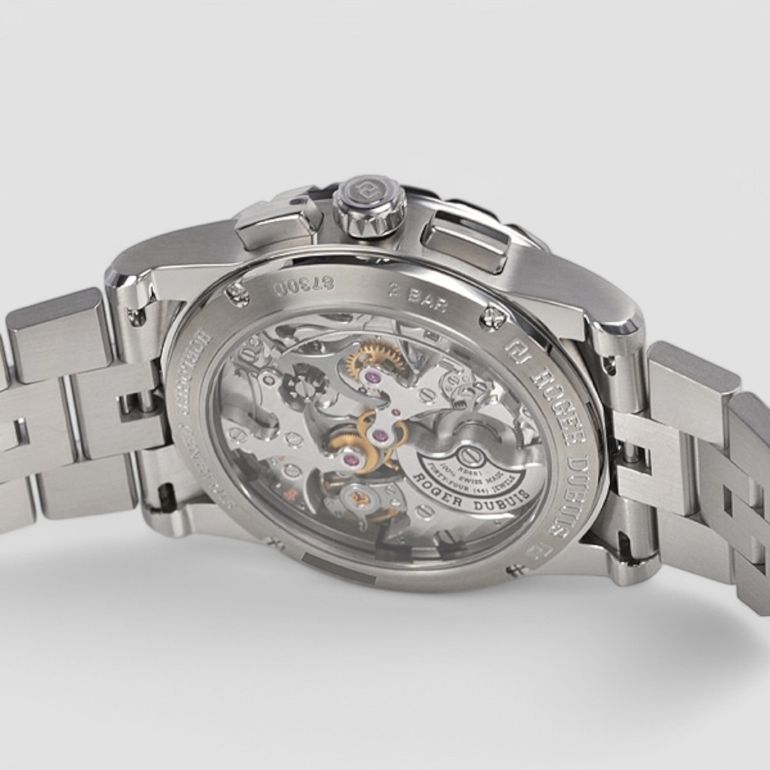 Excalibur 42 Steel / Silvered / Roman / Bracelet