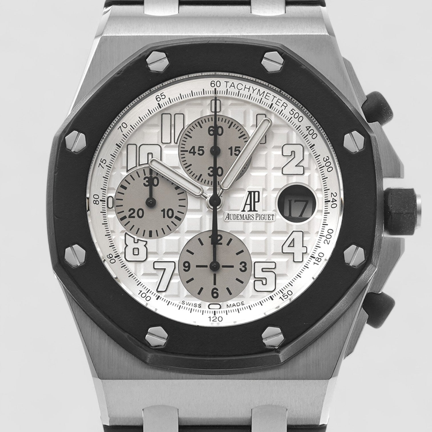 Royal Oak Offshore Chronograph Rubberclad White Dial 42MM