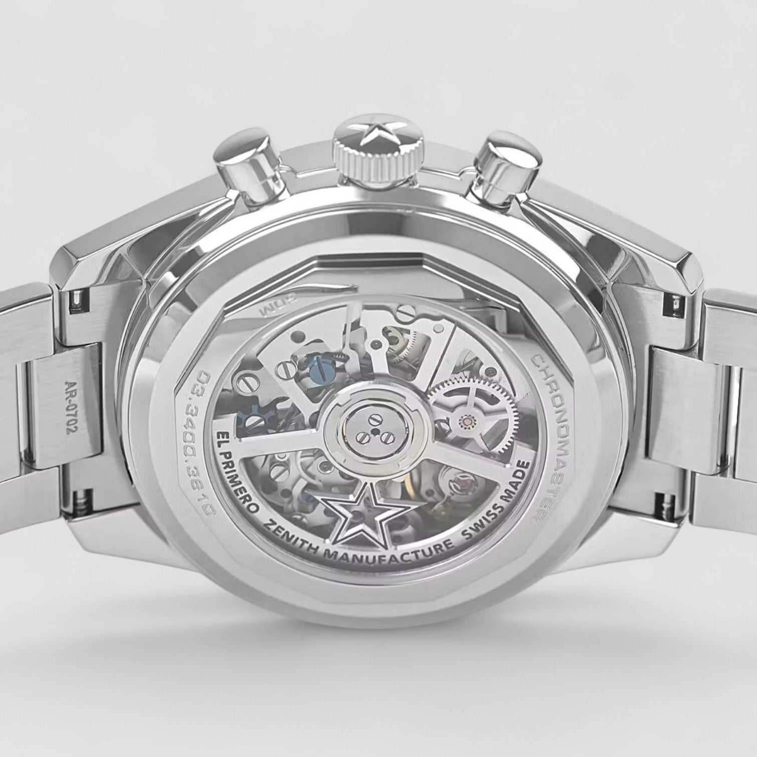 Chronomaster Original Triple Calendar Automatic Silver Dial Men's Watch