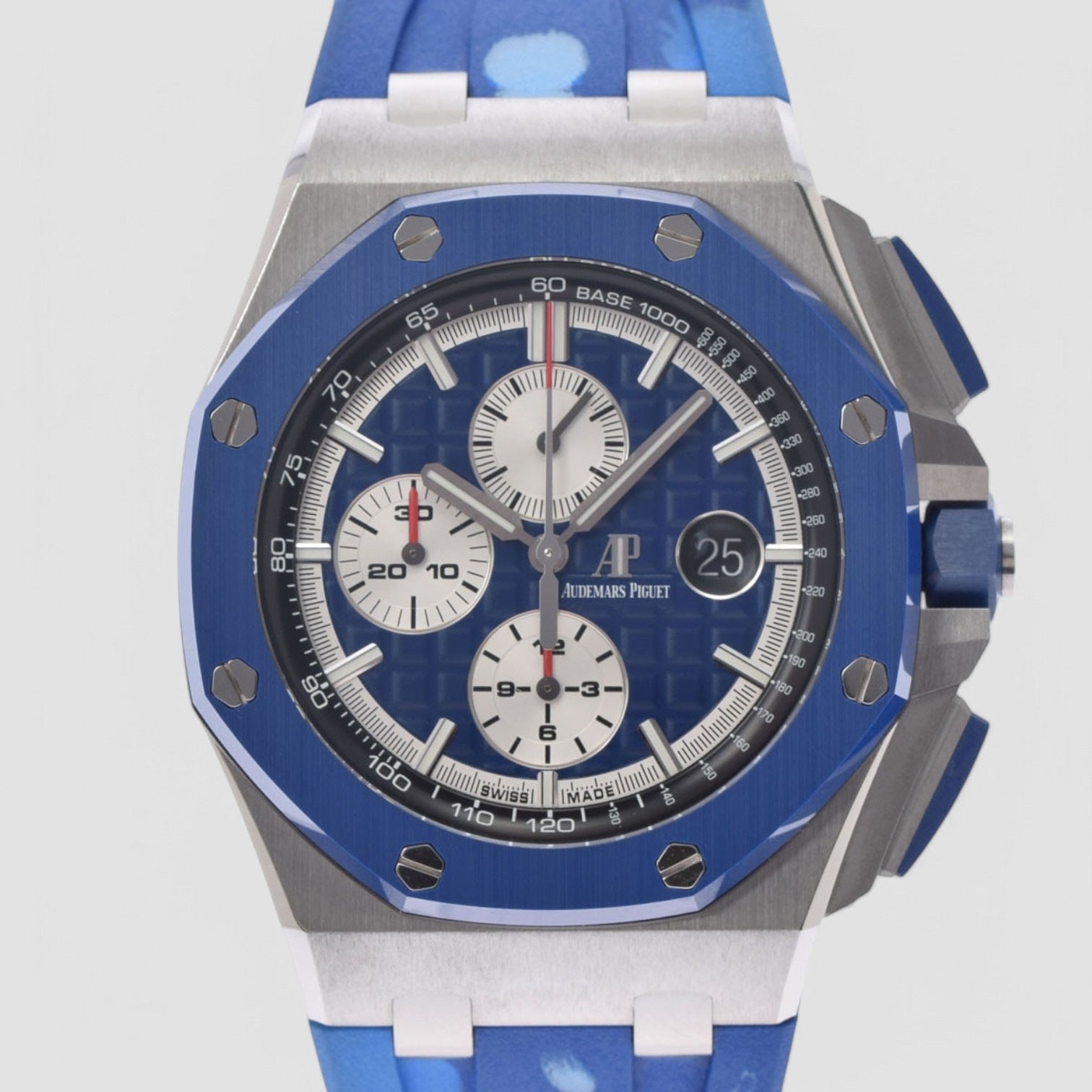 Royal Oak Offshore 44mm Camouflage Chronograph Blue Dial Men's Watch