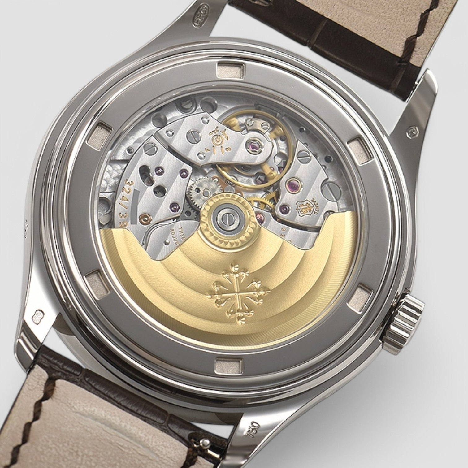 Annual Calendar 18K White Gold Slate Dial