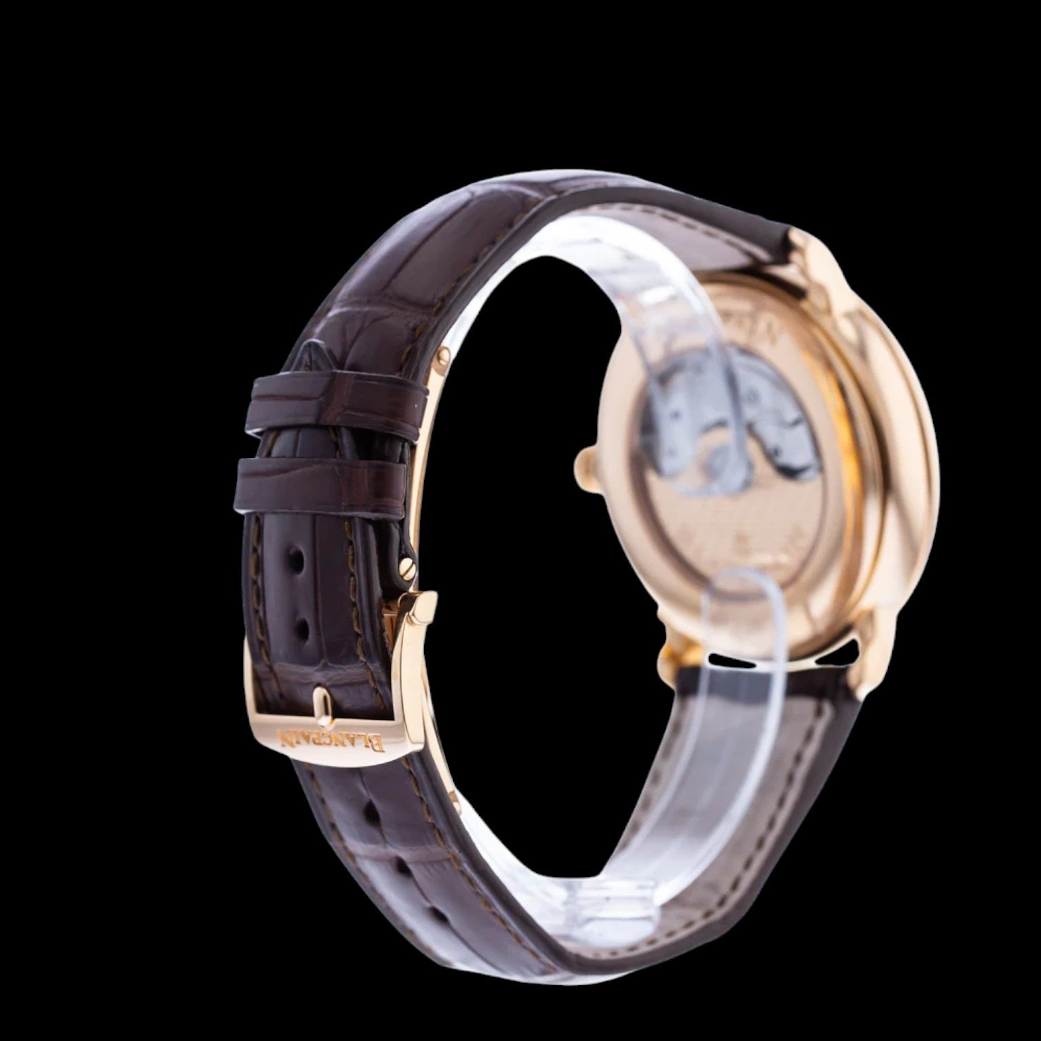 Villeret Ultra Slim Date 30 Seconds Retrograde Mens Watch