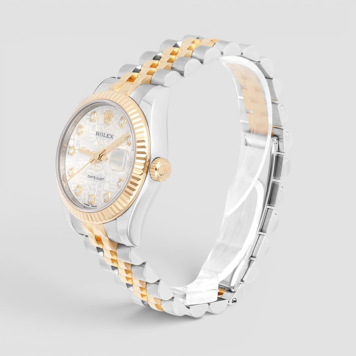 Datejust 31 computer silver diamond dial jubilee