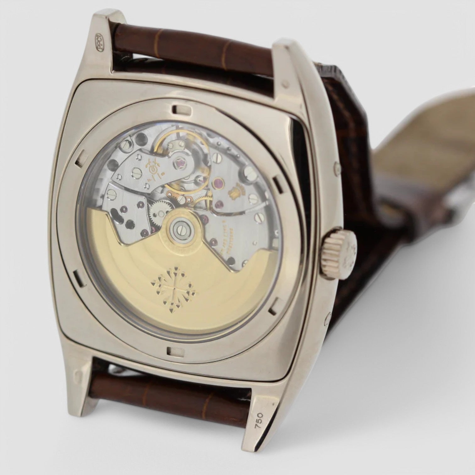 Gondolo Calendario 5135G 18K White Gold Grey Dial