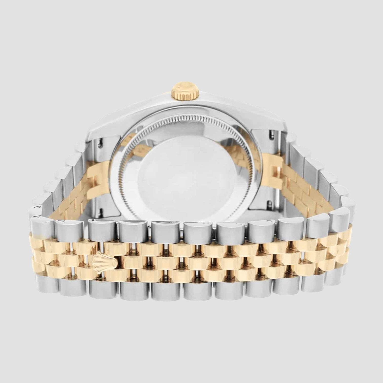 Datejust 36 Gold & Steel White Roman Dial Jubilee Watch