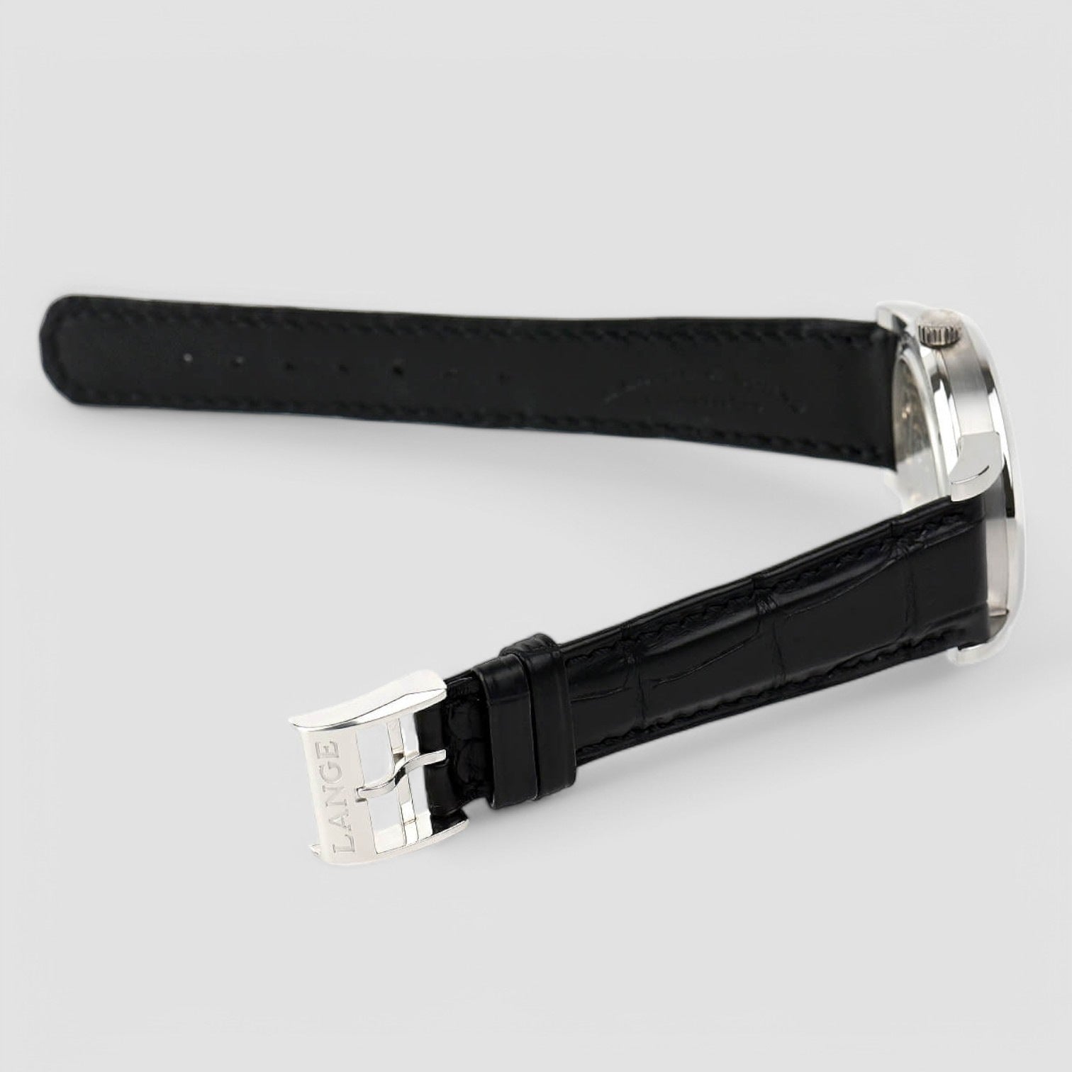 Lange 1 Moon Platinum Silver Dial