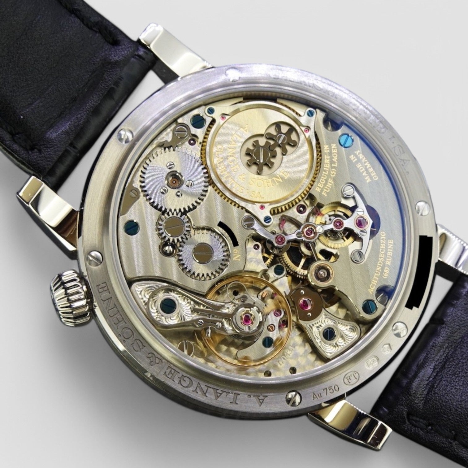 Zeitwerk 18K White Gold Black Dial