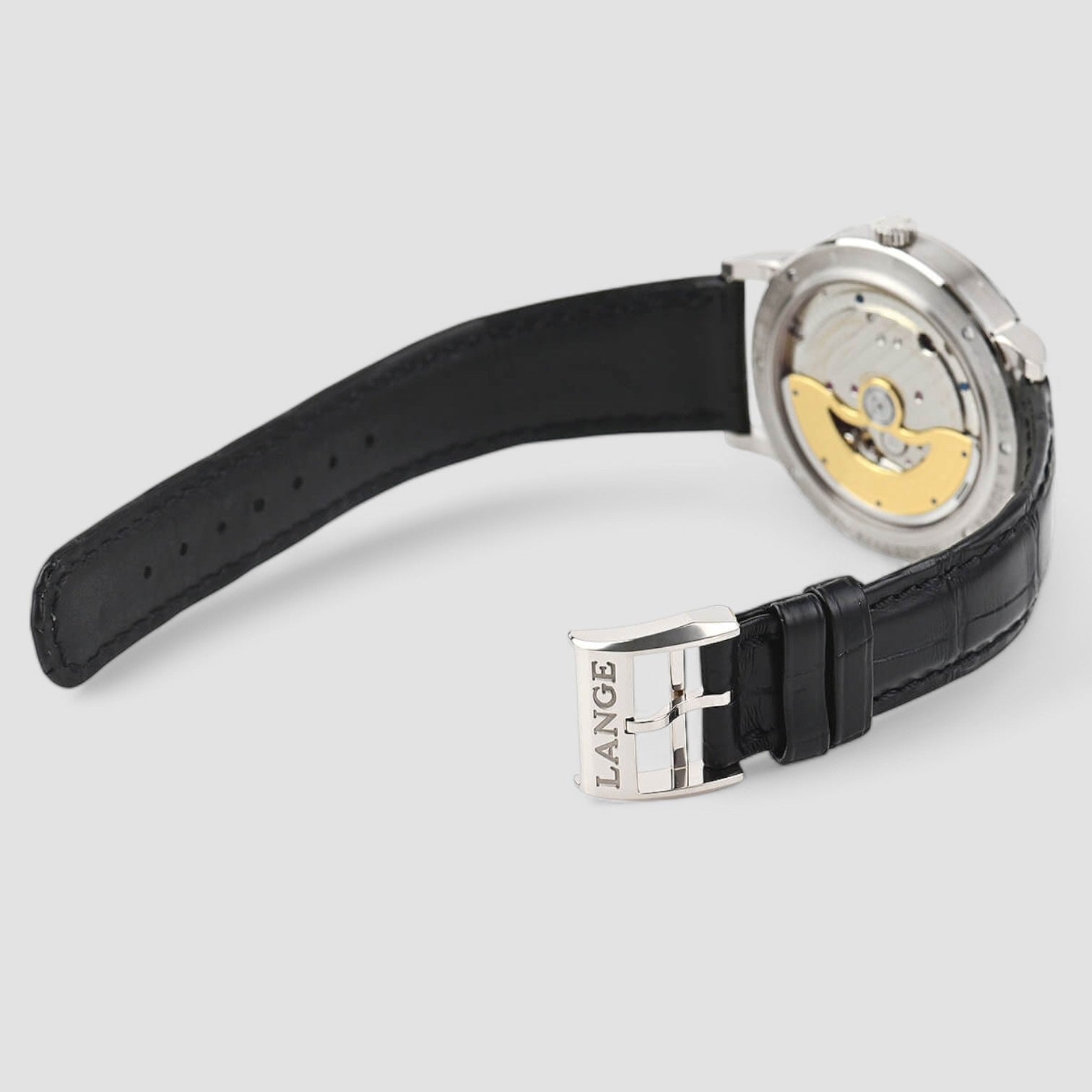 Saxonia Moon Phase Automatik 18K White Gold / Silver Dia