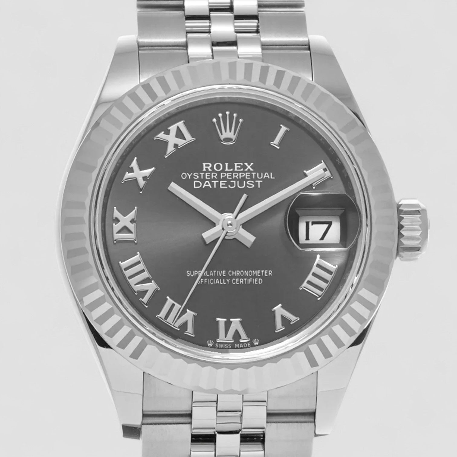 Lady-Datejust 28 Grey/Steel Ø28 mm