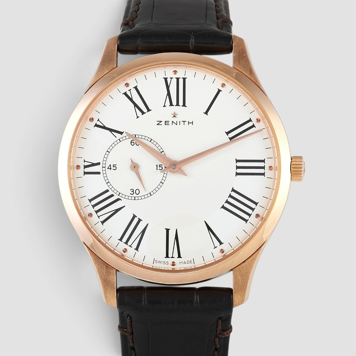 Elite Ultra Thin Small Seconds Rose Gold