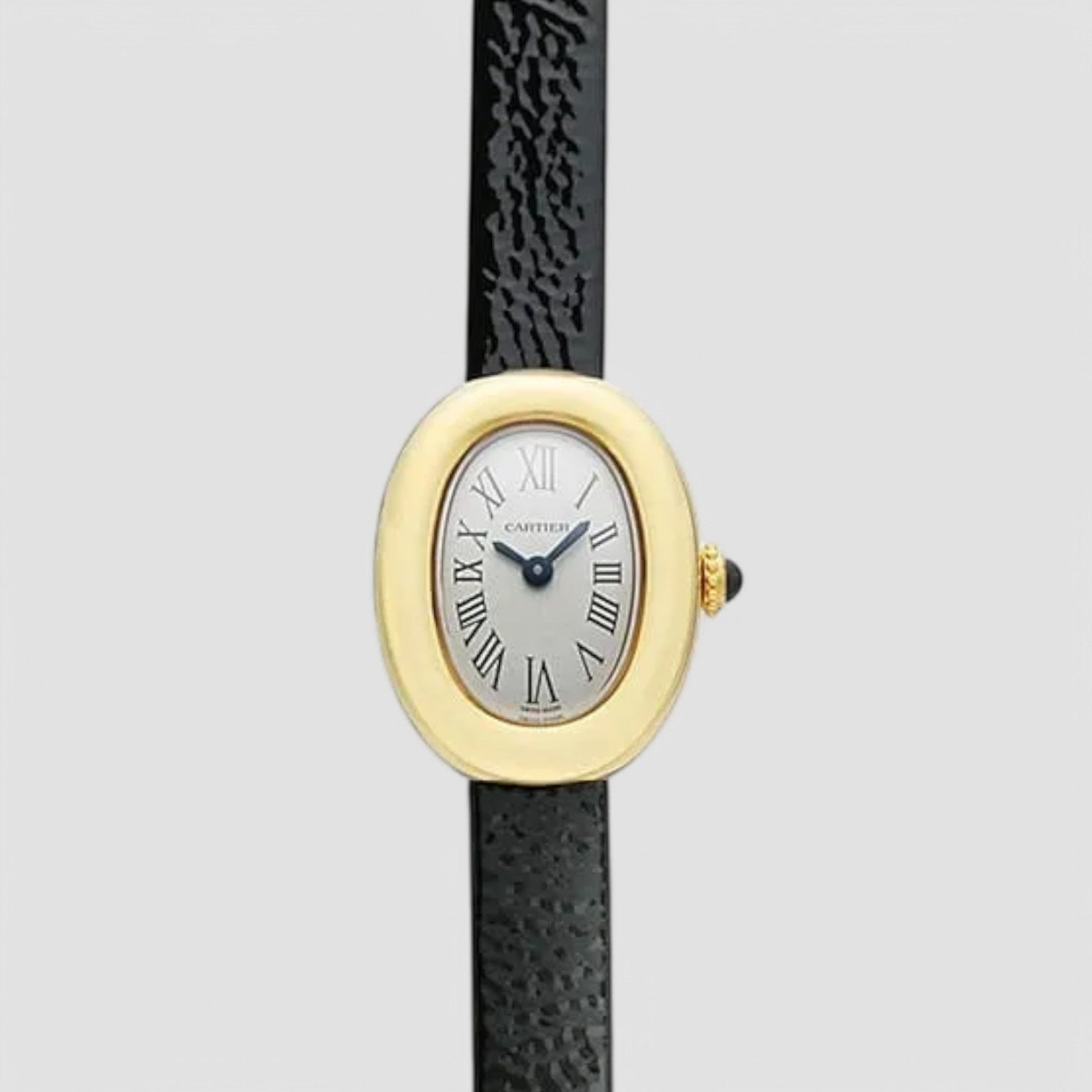 Baignoire Mini Quartz Silver Dial Ladies Watch