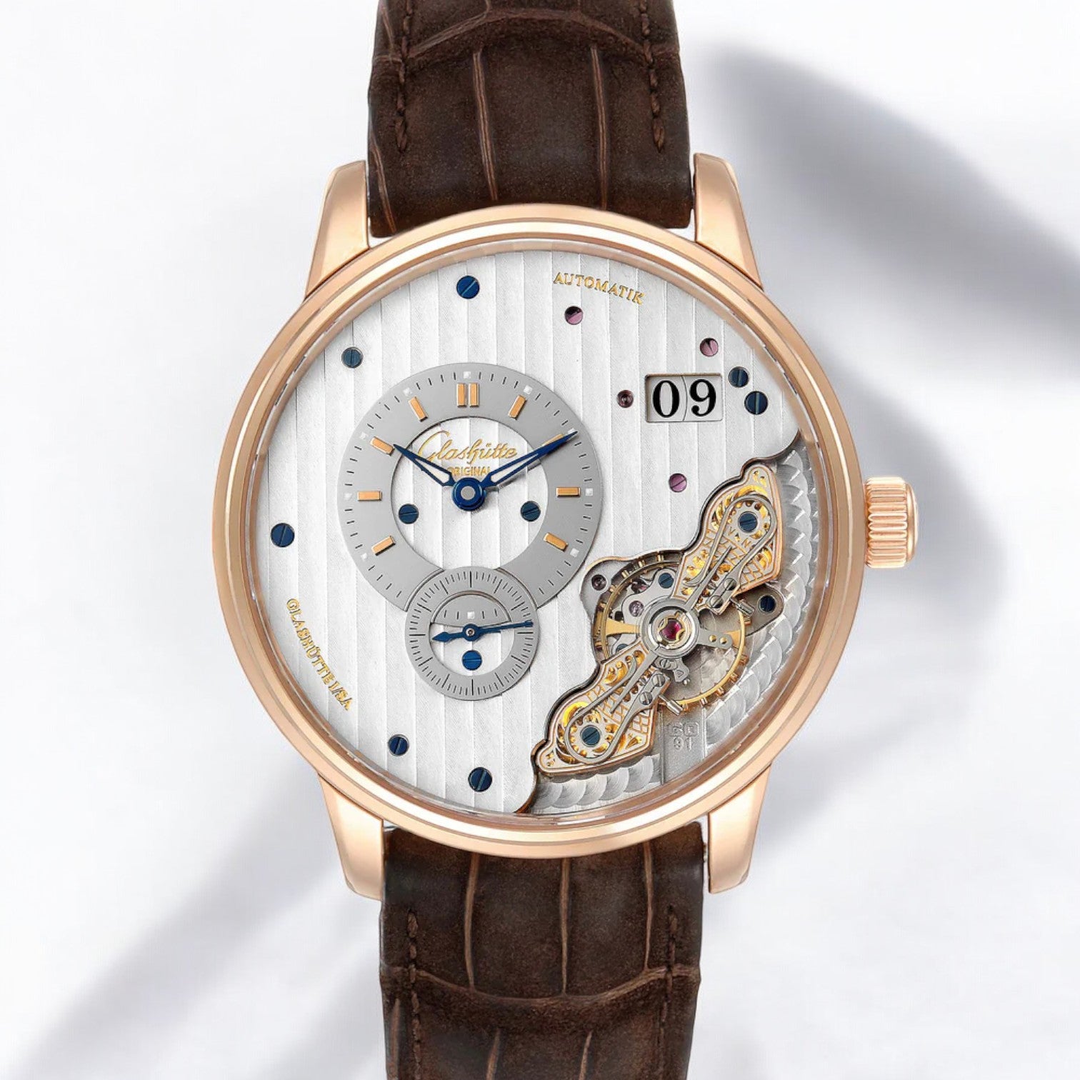 PanoMaticInverse Red Gold 42 mm