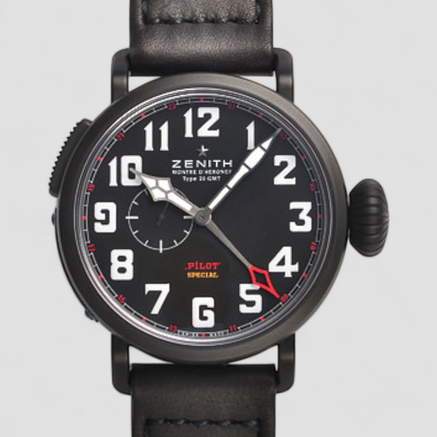 Pilot Montre d'Aeronef Type 20 GMT Mens Watch 48mm
