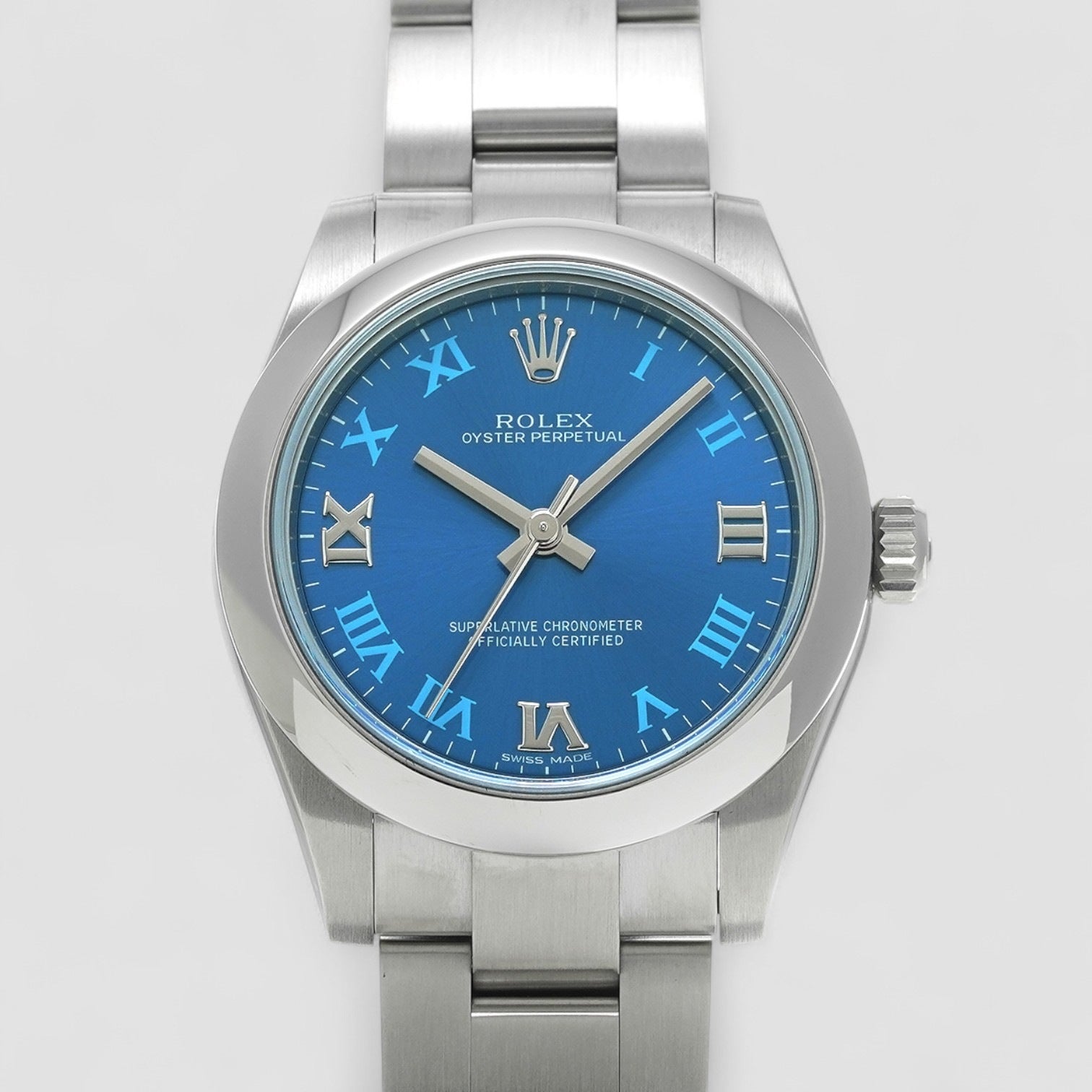 Oyster Perpetual Blue Roman Dial