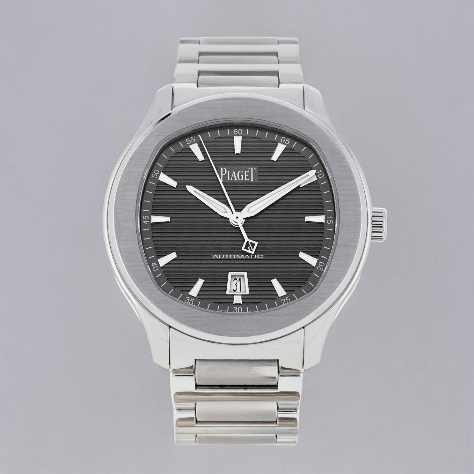 Polo S Automatic Grey Guilloche Dial