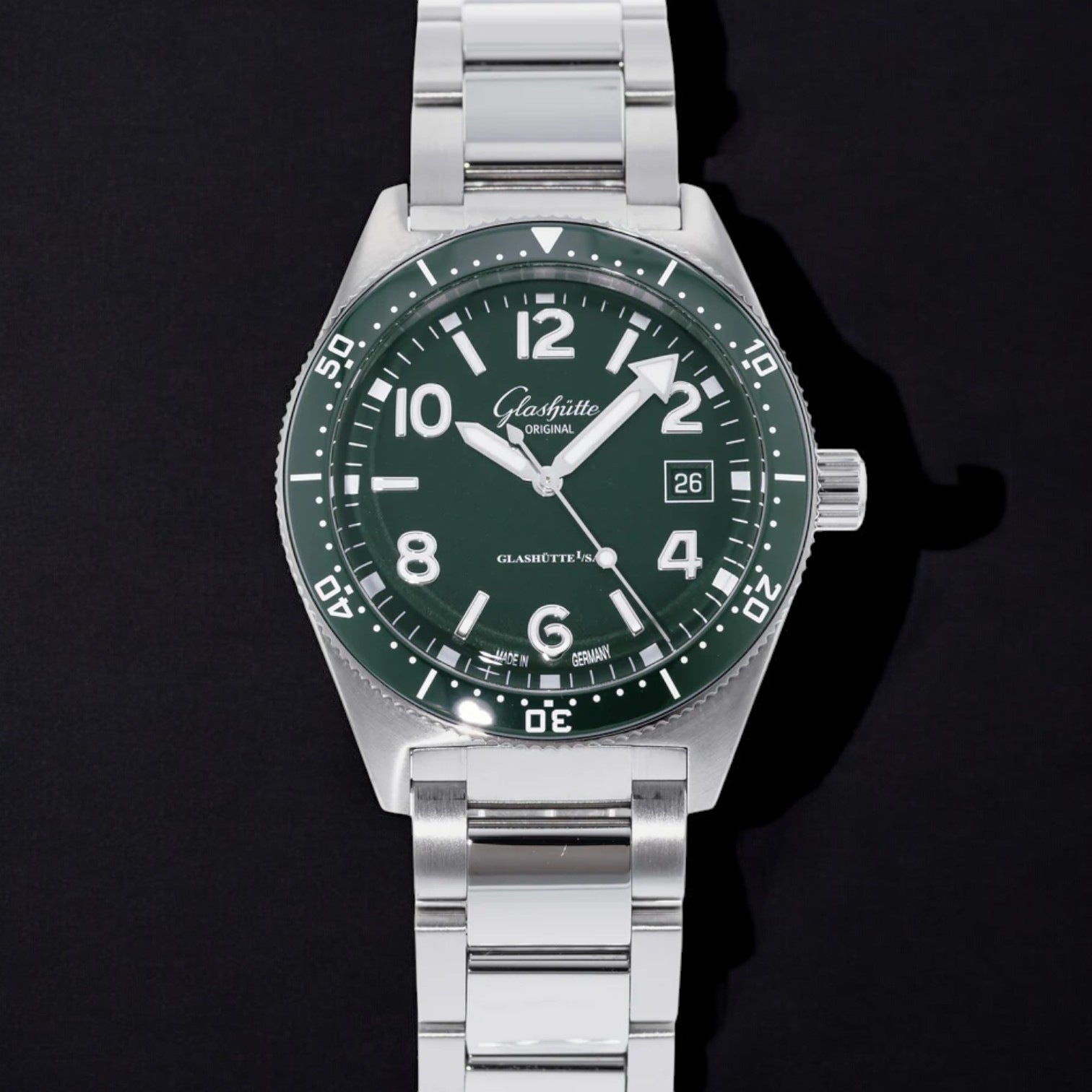 SeaQ Green Dial/Green Bezel SS