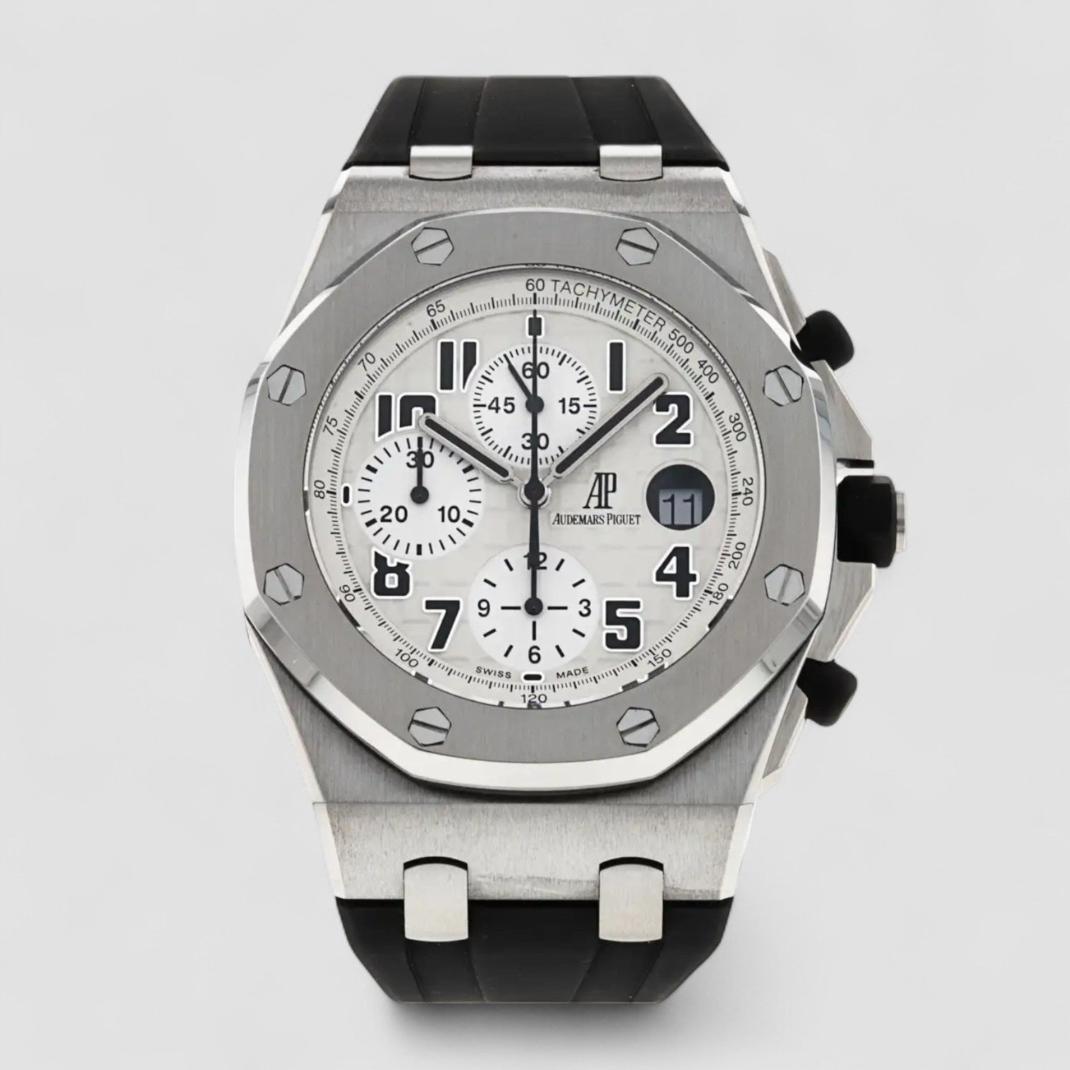 Offshore Chronograph 42mm "Safari" Steel White Dial