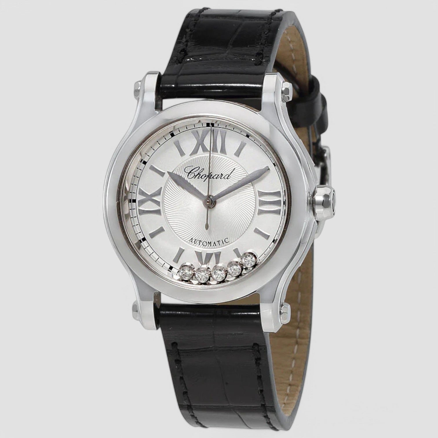 Happy Sport Automatic Silver Dial Ladies Watch
