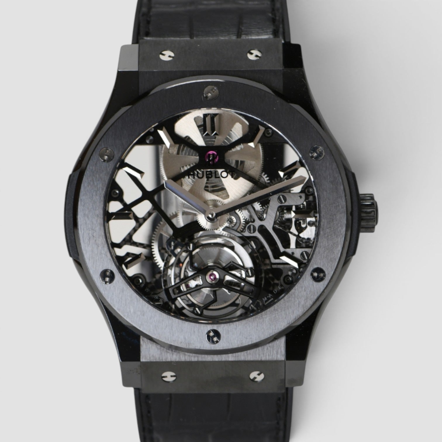 Classic Fusion Skeleton Tourbillon Black Ceramic