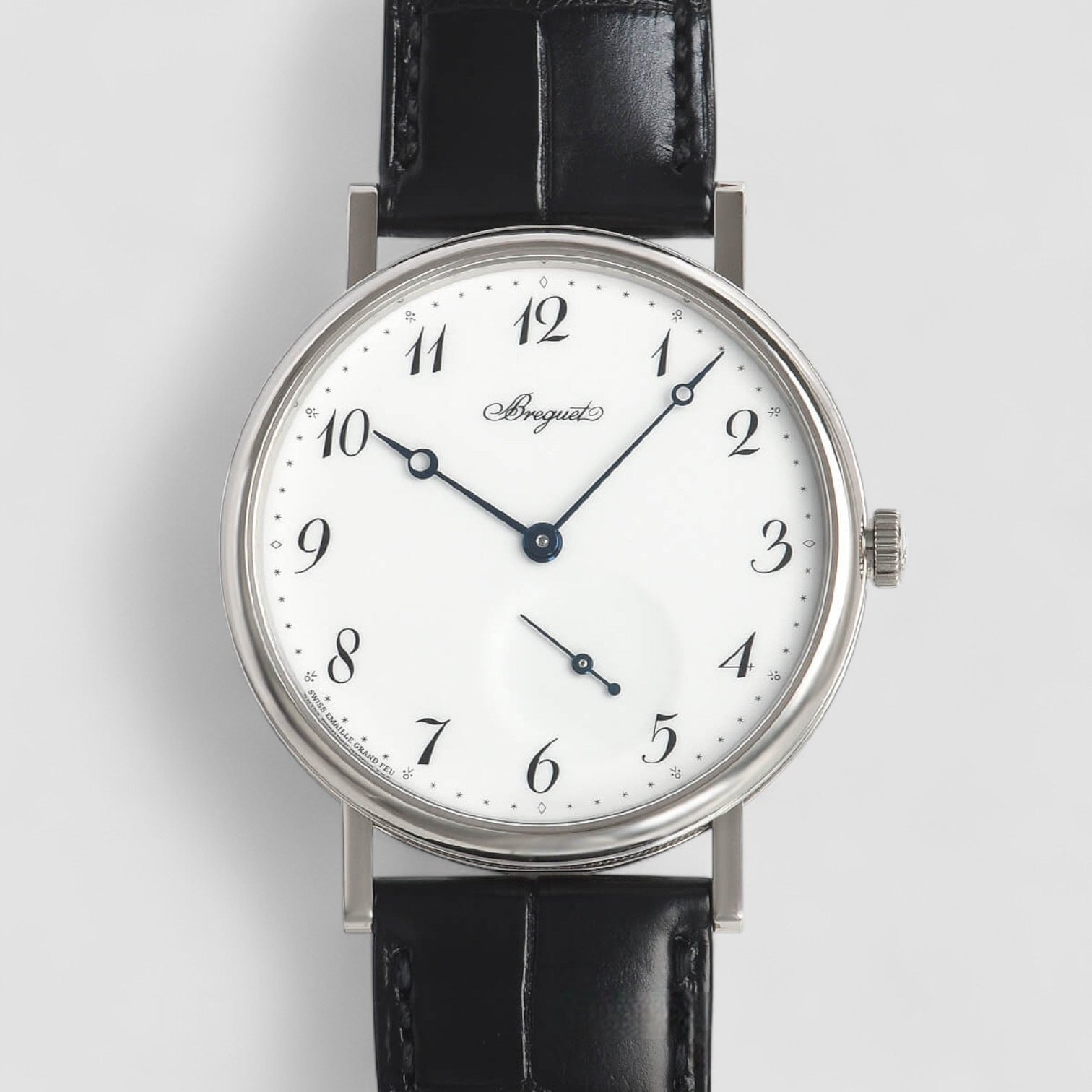 Classique Automatic Enamel Dial 18K White Gold