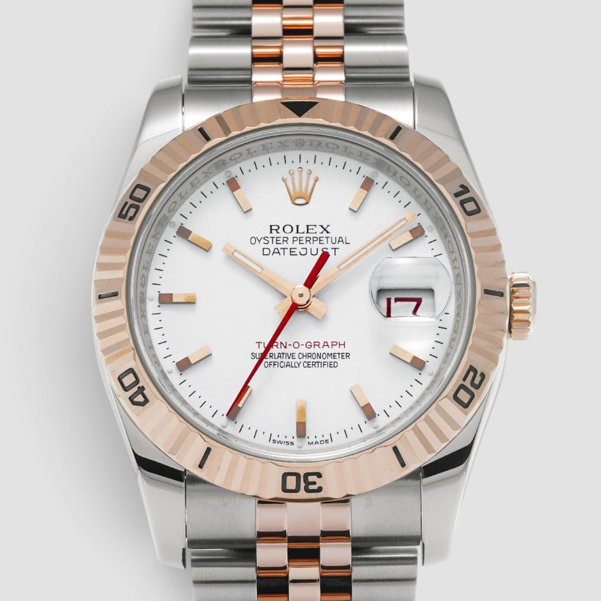 Datejust Turn-O-Graph White Dial
