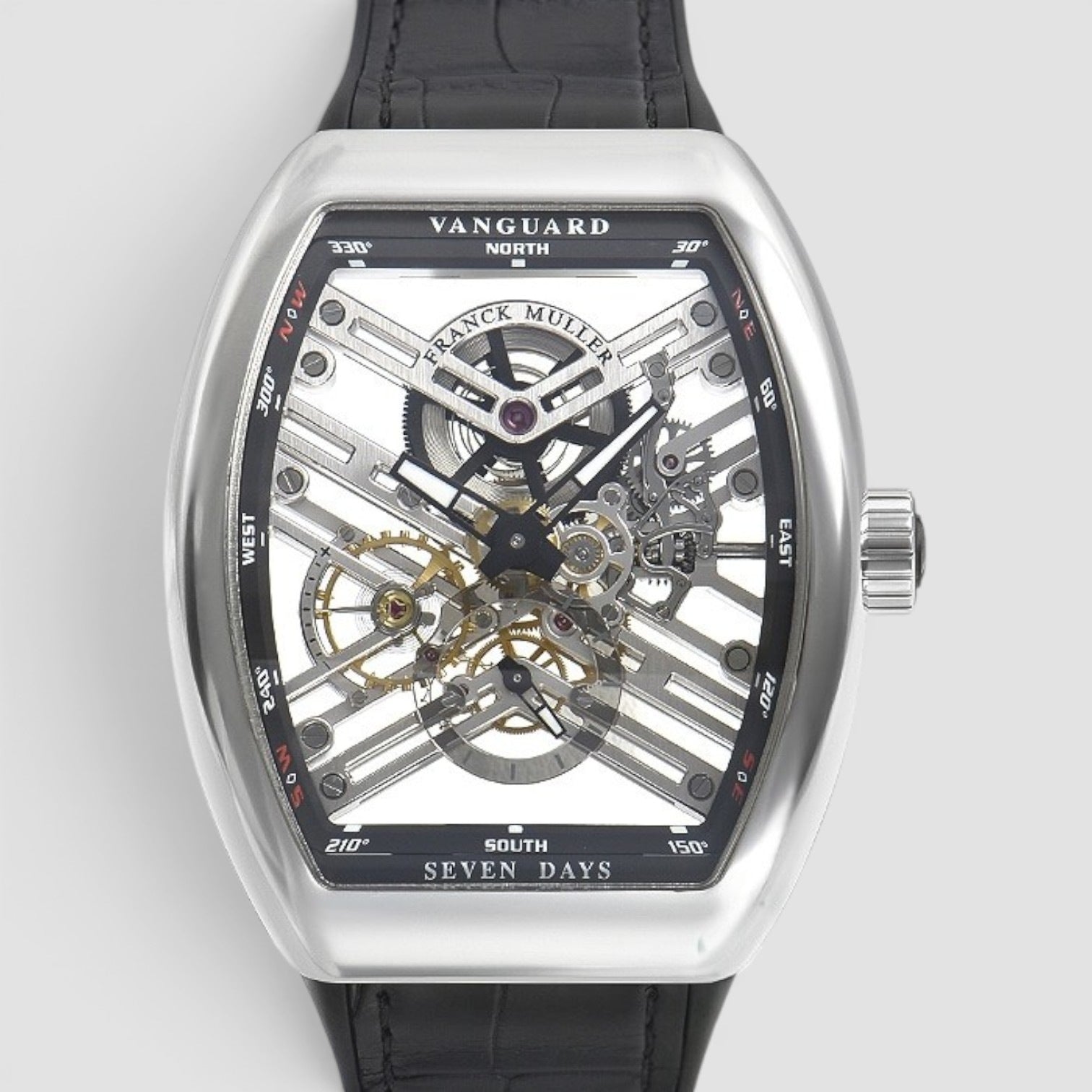 Vanguard 7 Days Power Reserve Skeleton Steel