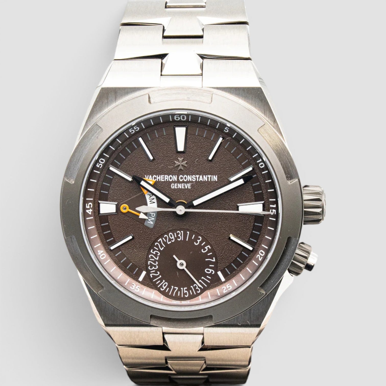 Overseas Dual Time 41mm Titanium Brown Dial