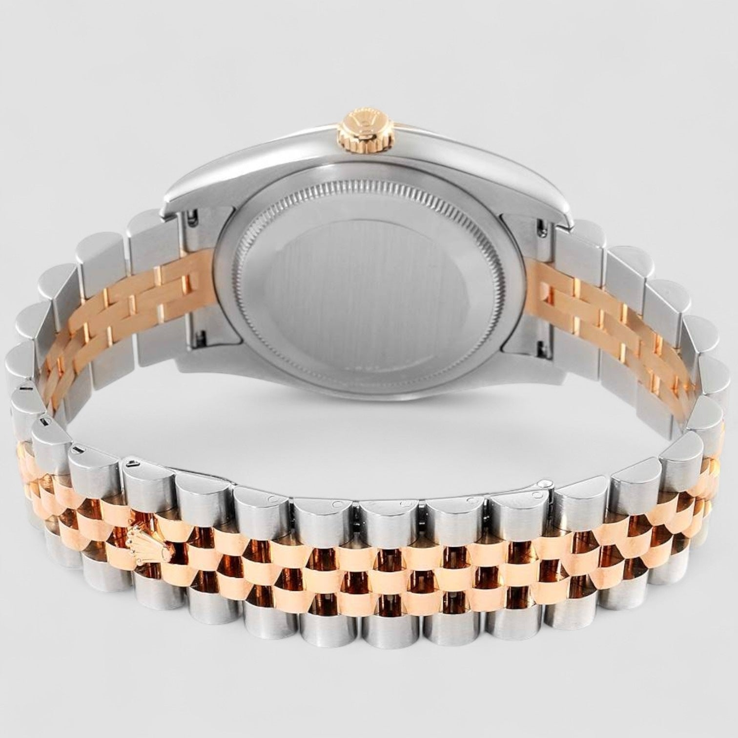 Datejust 36mm Dial Steel Rose Gold Diamond Unisex Watch