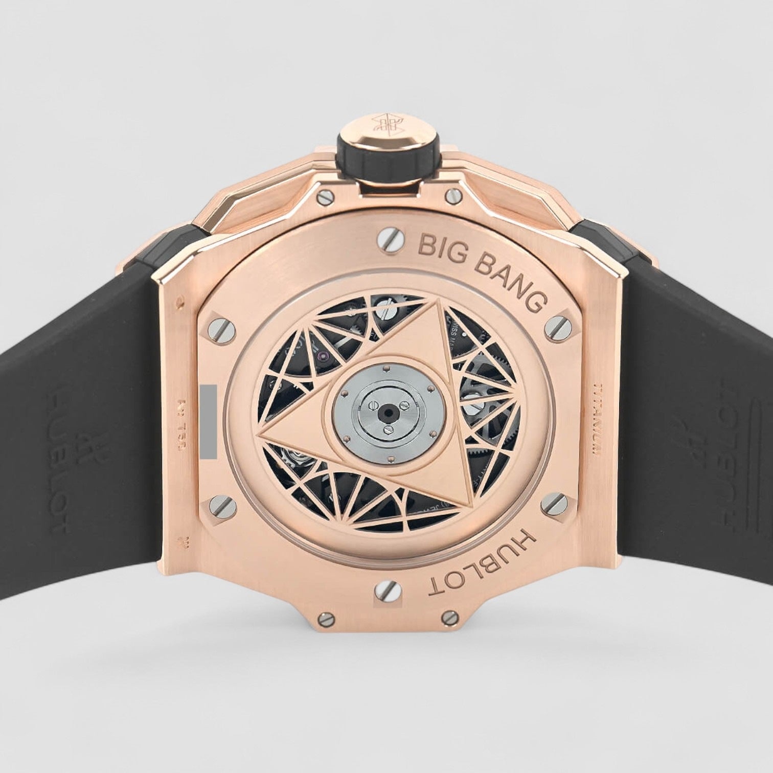 Sang Bleu Ii King Gold Big Bang Unico Blue Pave 45