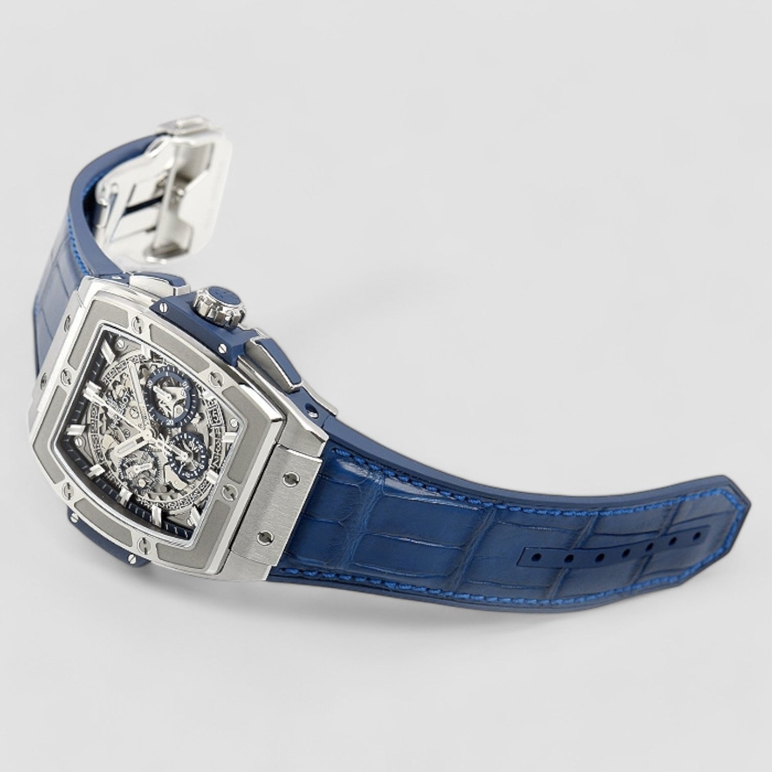 Spirit of Big Bang Chronograph Automatic Silver Dial Men's Watch