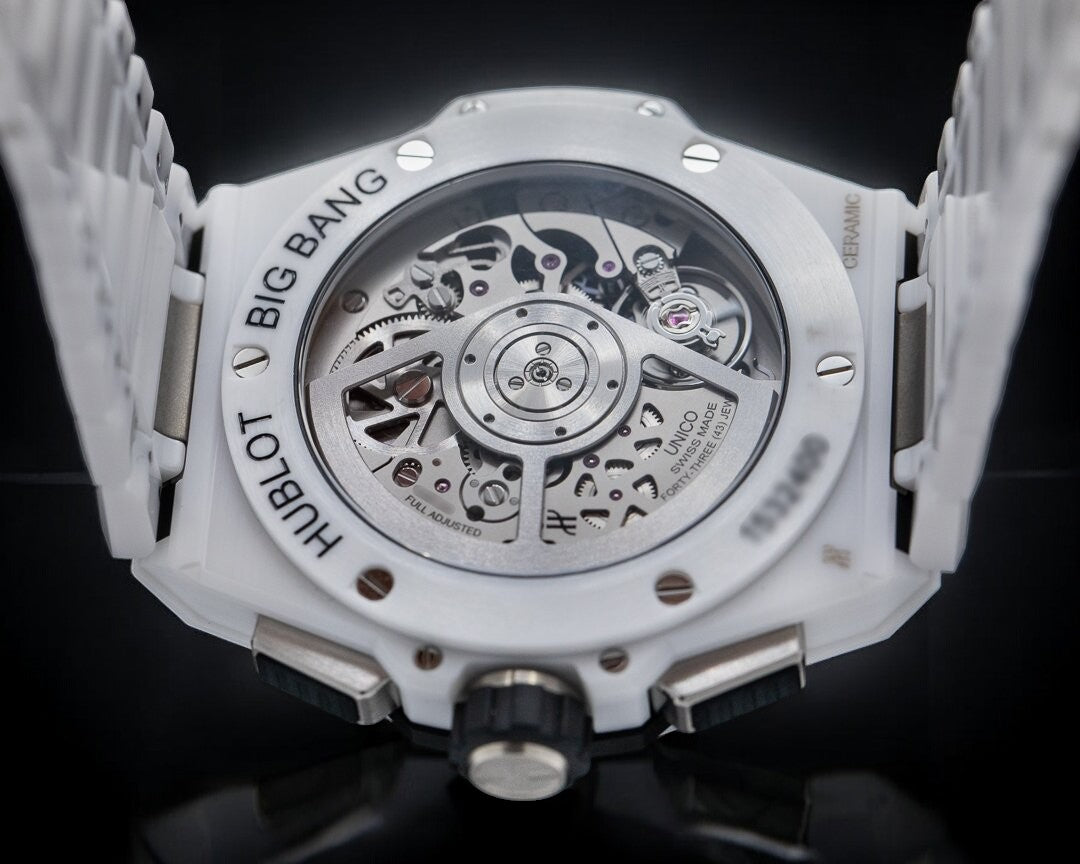 Big Bang White Ceramic Skeleton Dial