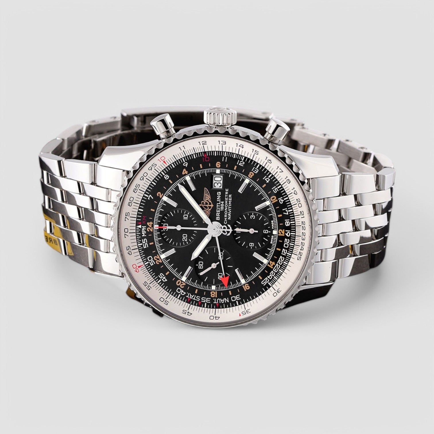 Navitimer World Black Dial 46mm