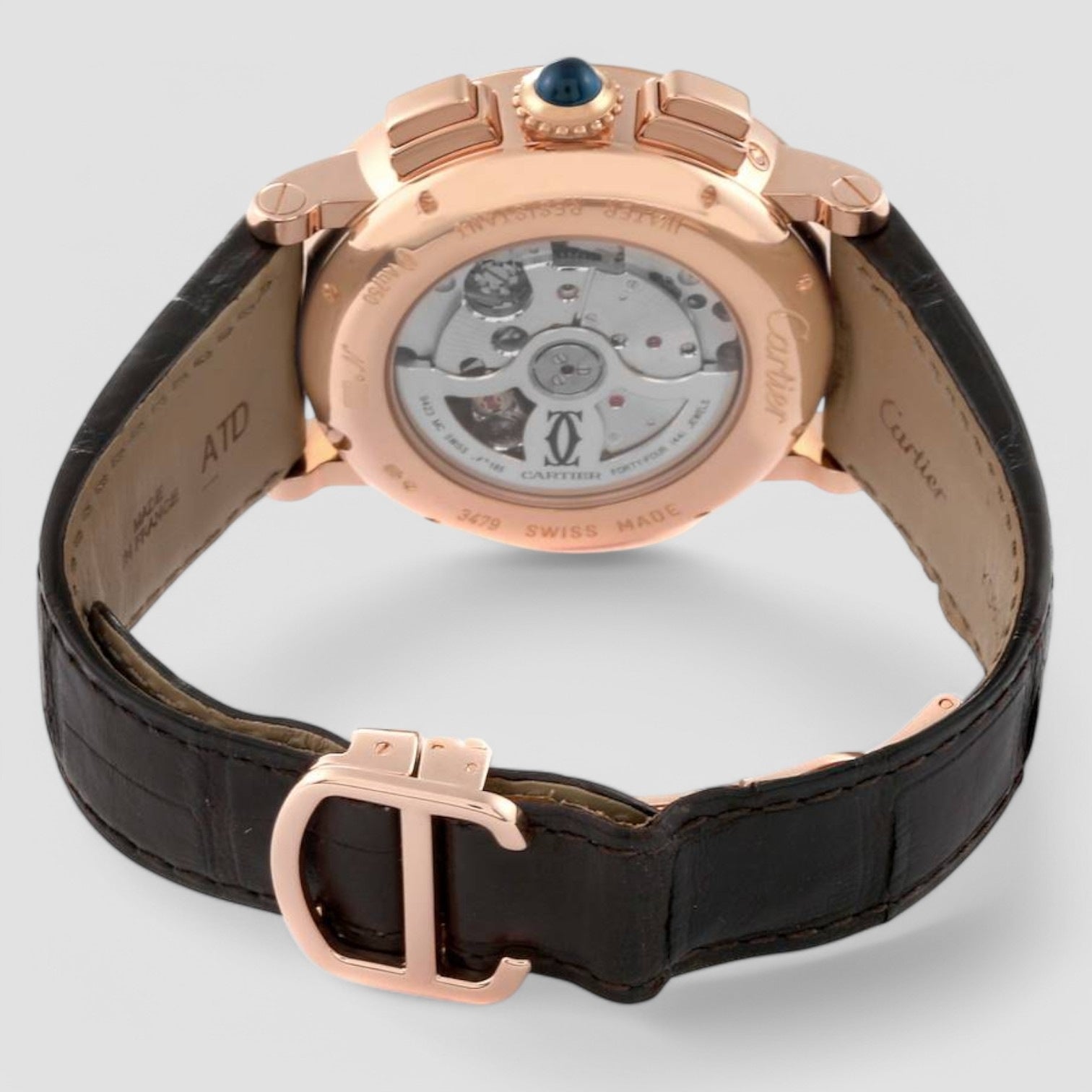Rotonde De Cartier 42MM 18K Pink Gold