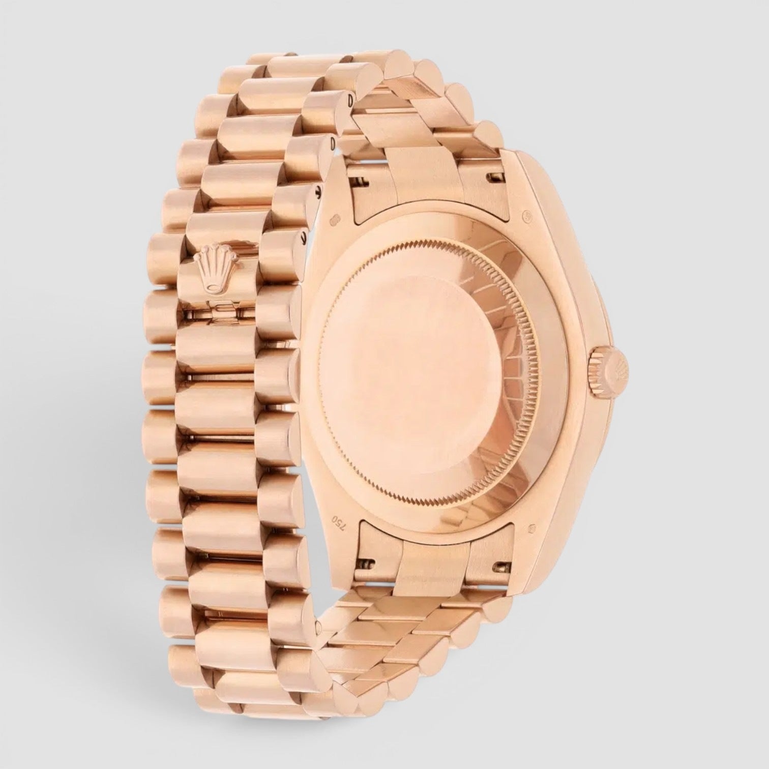 Day-Date II 41mm 18K Everose Gold White Roman Dial