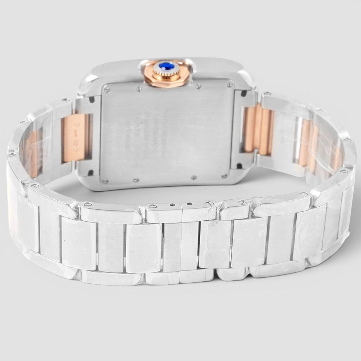 Tank Anglaise – Steel & Rose Gold