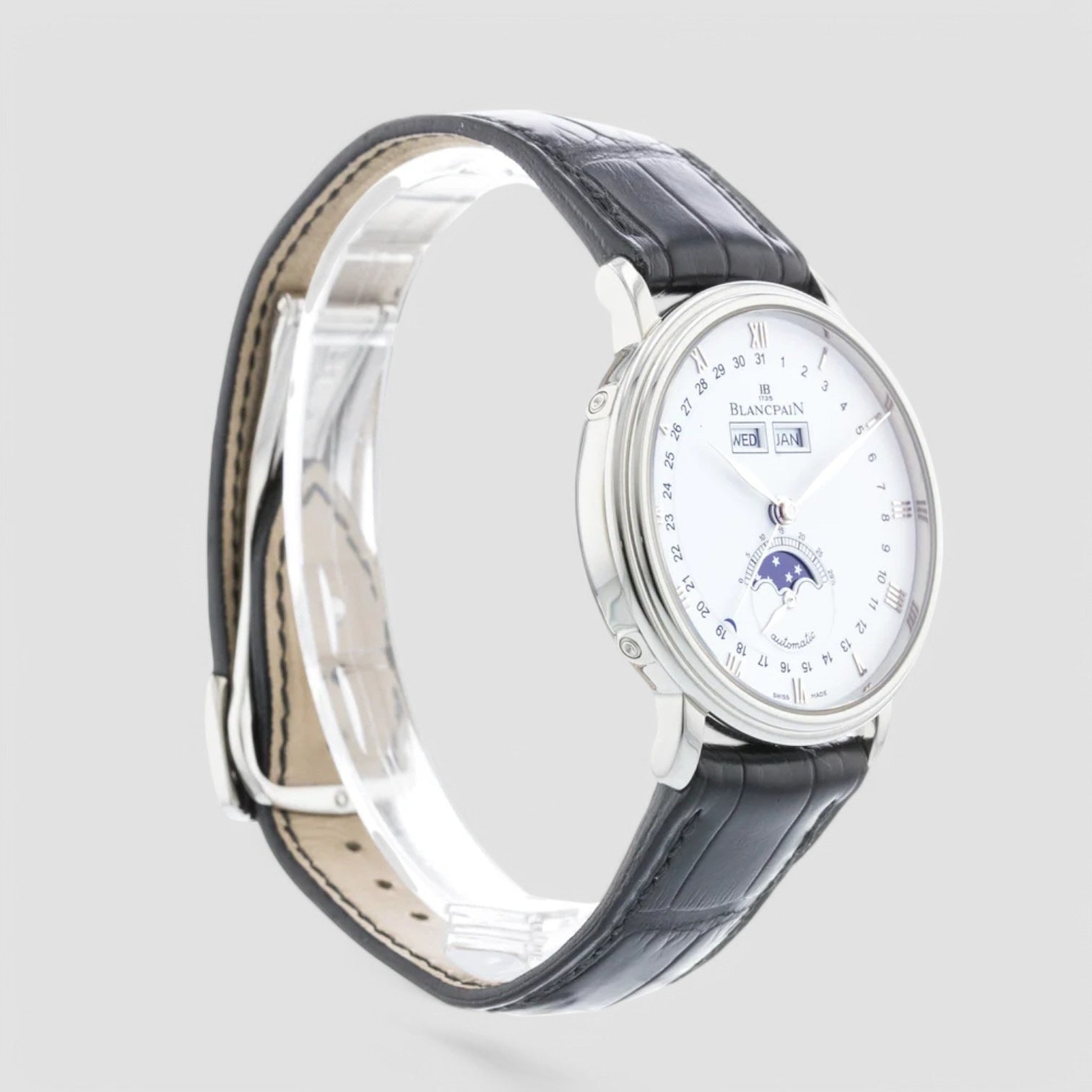 Quantieme Complet Automatic White Dial