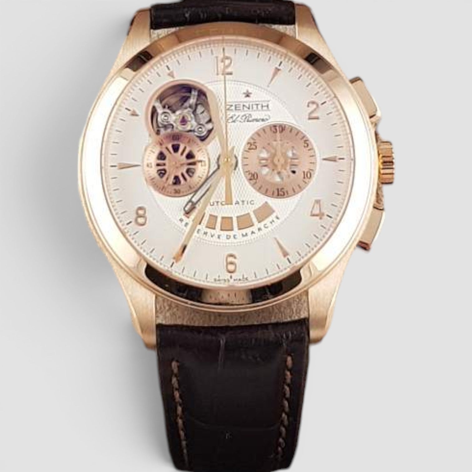 El Primero T Open Automatic Chronograph Rose Gold
