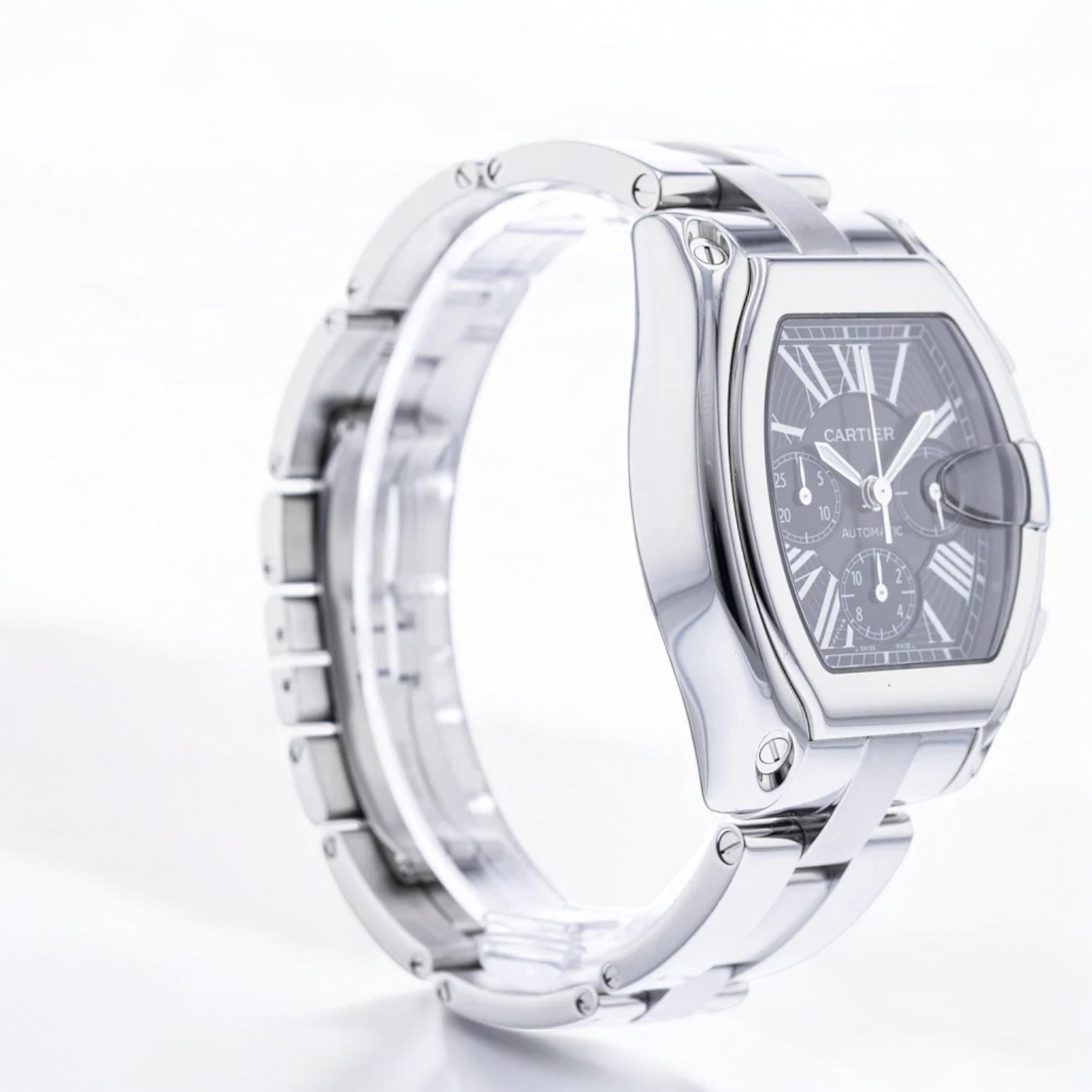 Roadster XL Chronograph 43mm Black Roman Dial