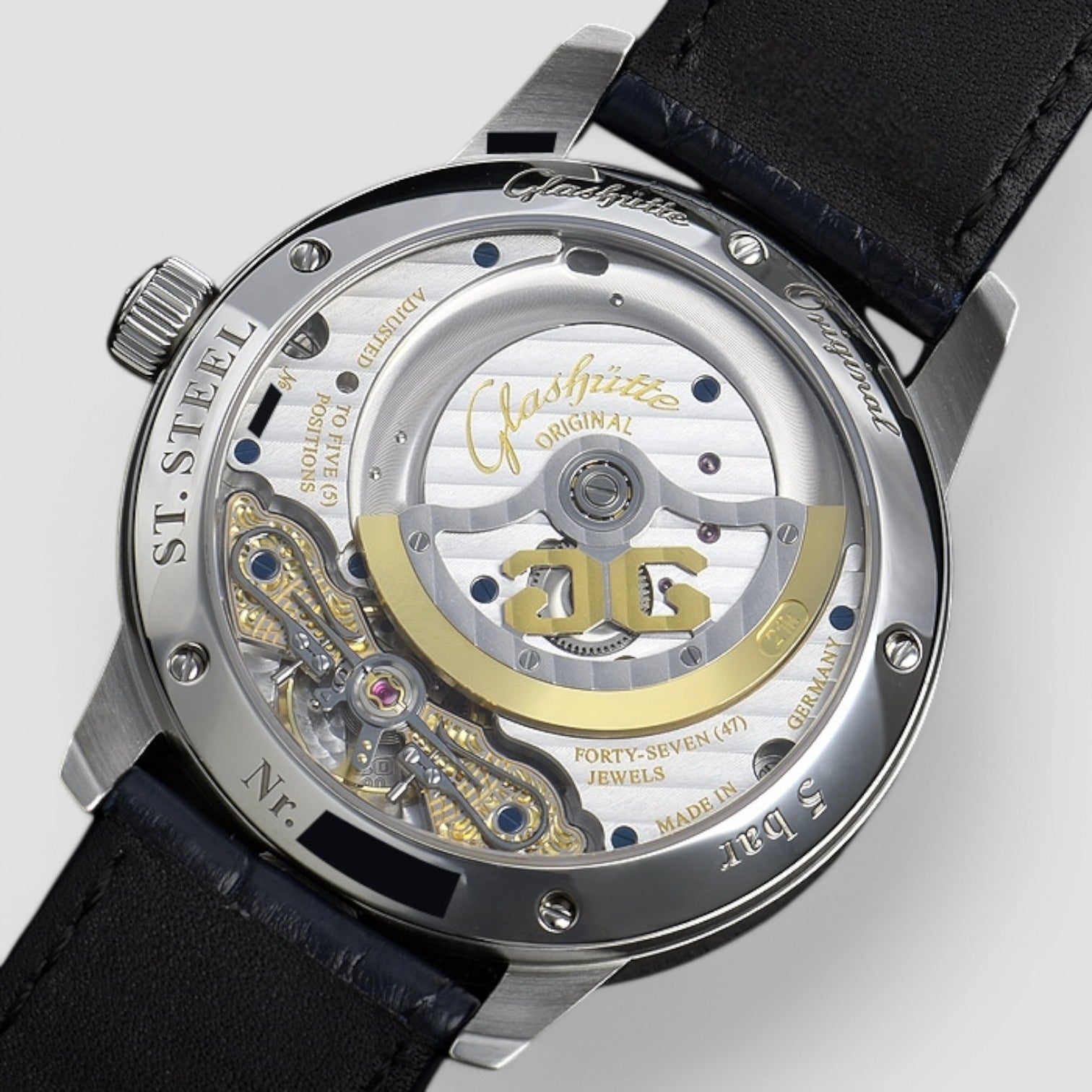 PanoMaticLunar Automatic Blue Dial Men's Watch