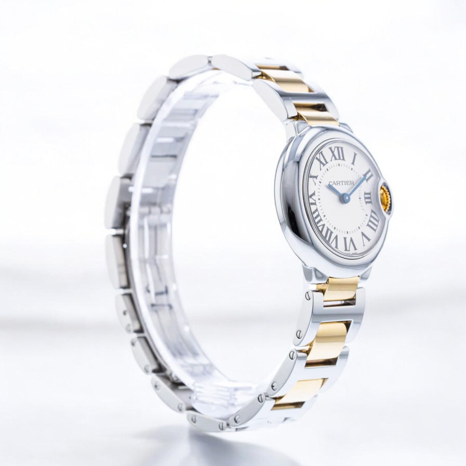 Ballon Bleu 28mm Steel Yellow Gold