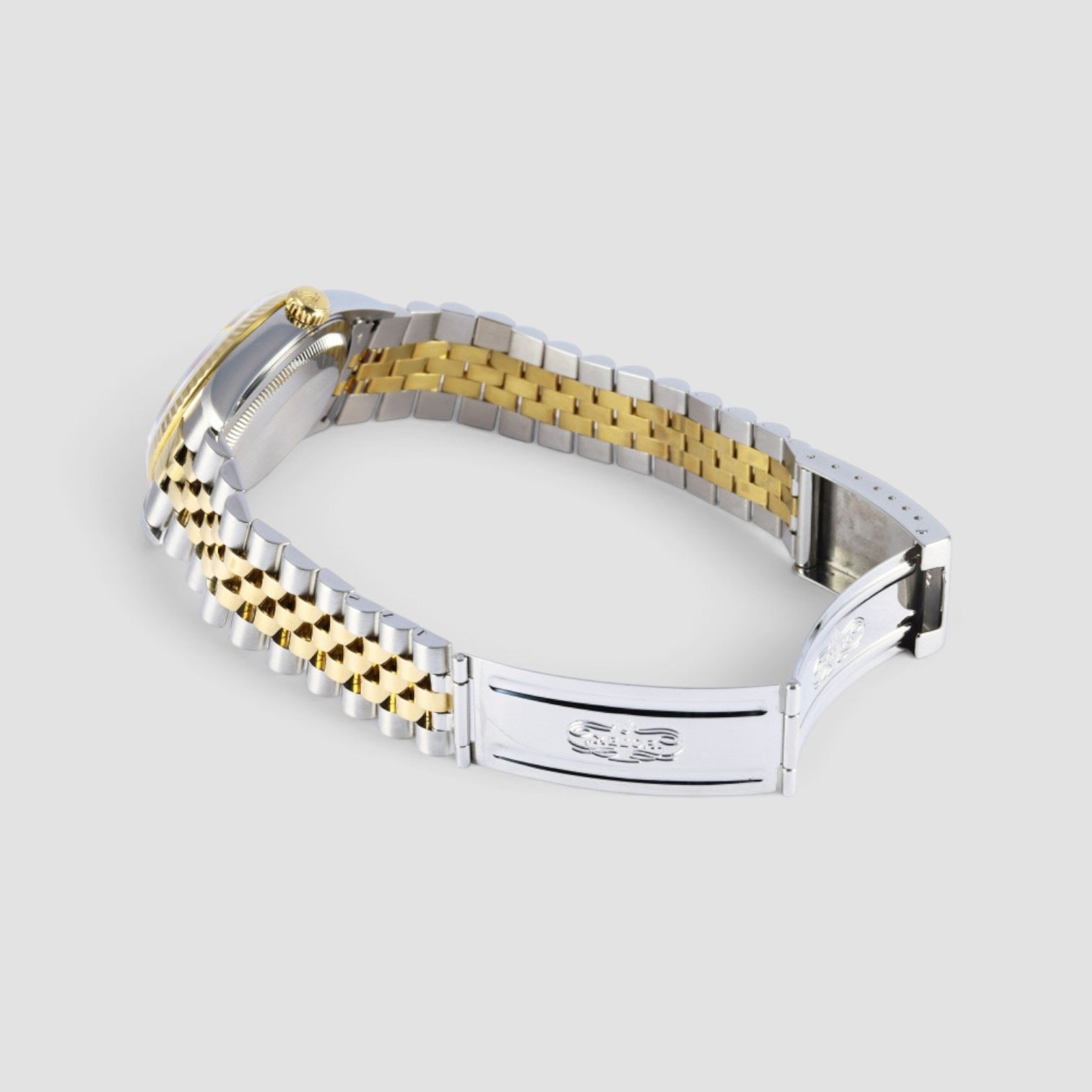 Datejust 36 Champagne Computer Diamond Dial 18K Yellow Gold & Steel
