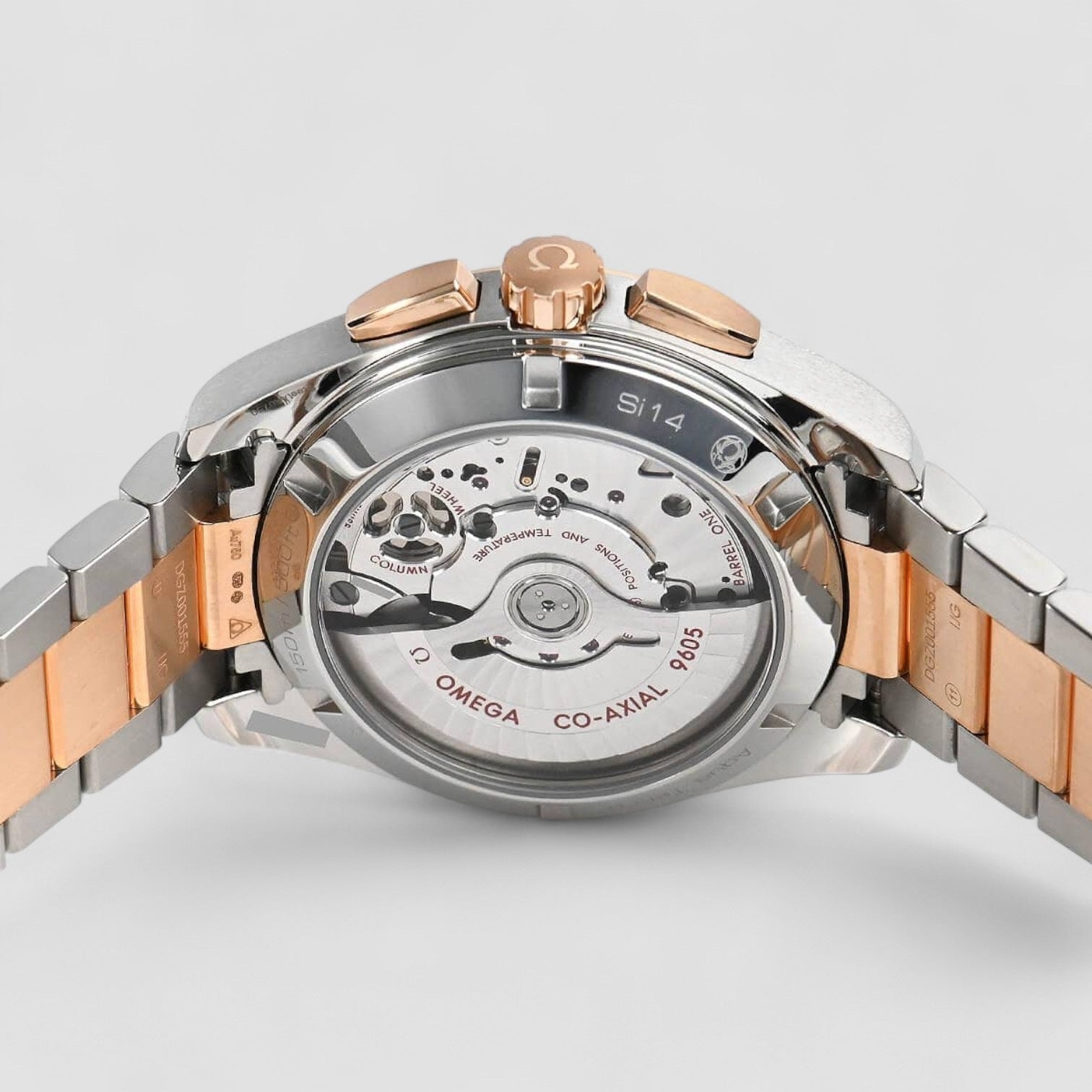Aqua Terra GMT Steel Rose Gold Mens Watch