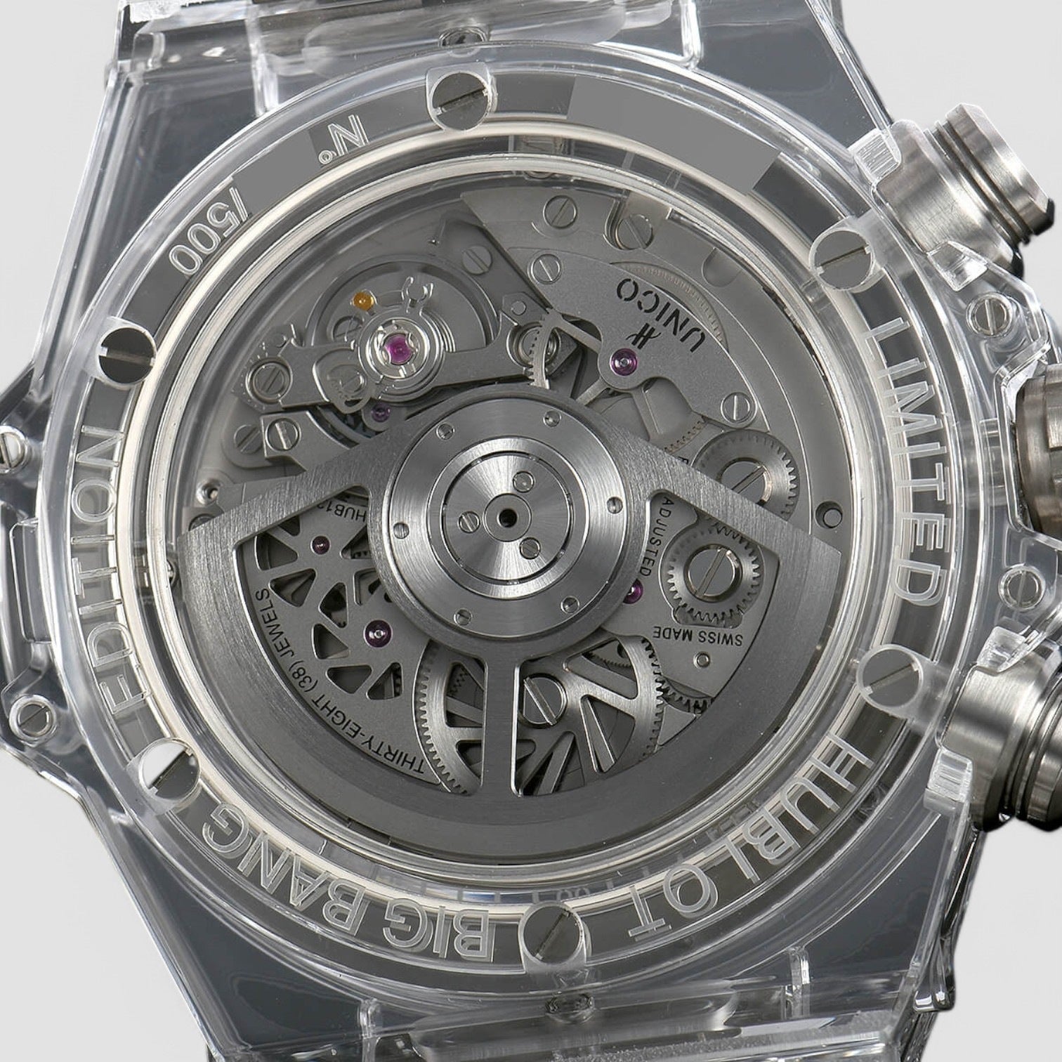 Big Bang Unico Skeleton Arabic White Ceramic Case 45mm