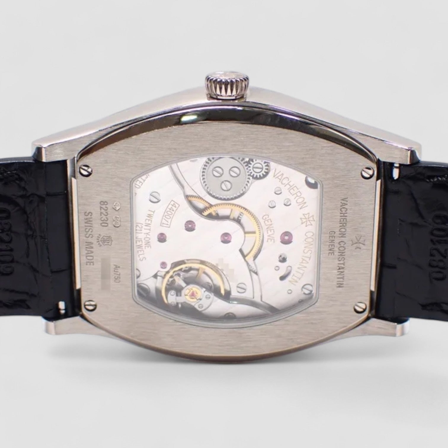 Malte Small Seconds Manual Silver Dial 18K White Gold