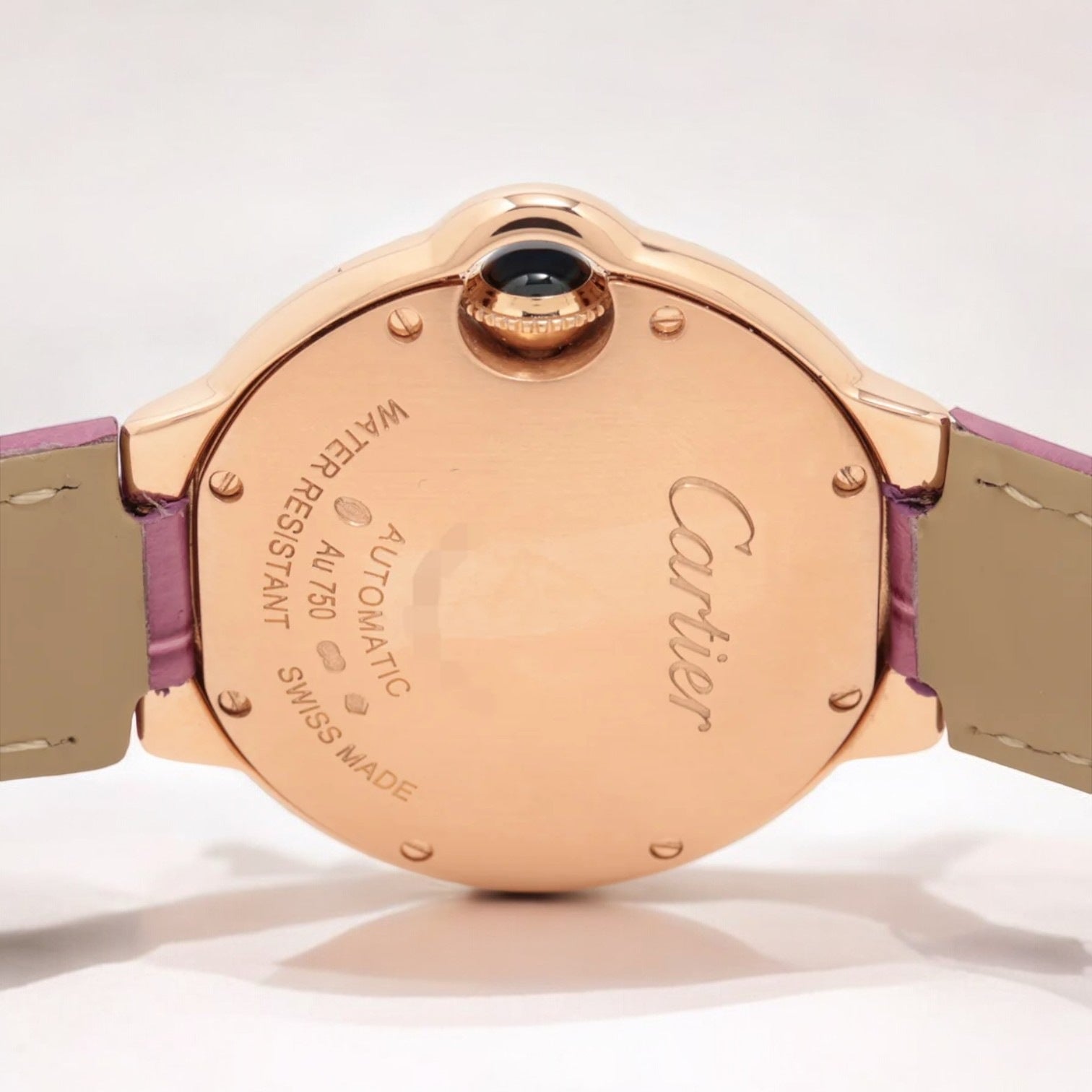 Ballon Bleu - Diamond Bezel Rose Gold Silver Dial 33 mm