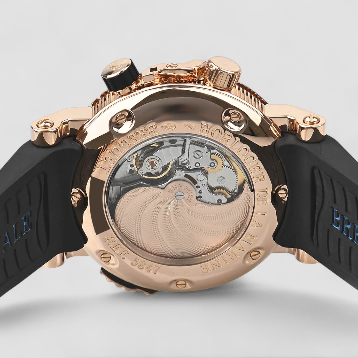 Marine 5847 45Mm 18Kt Rose Gold Men’S Watch