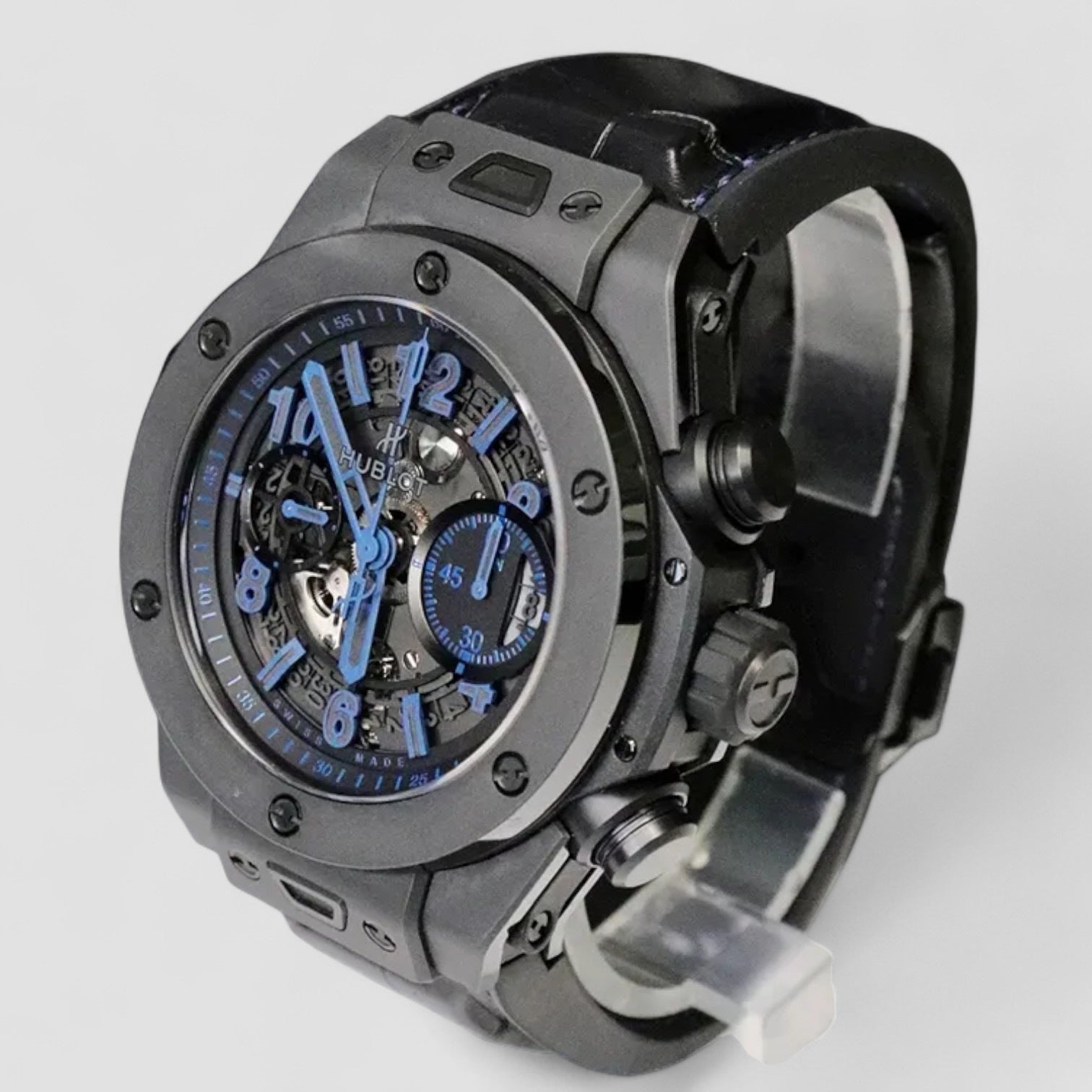 Big Bang "King Blue" Limited Edition 45MM Skeleton Dial