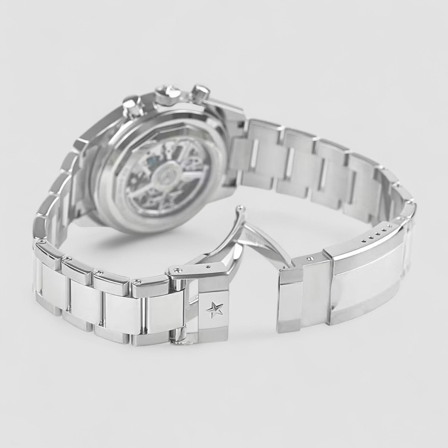 Chronomaster Original Triple Calendar Automatic Silver Dial Men's Watch