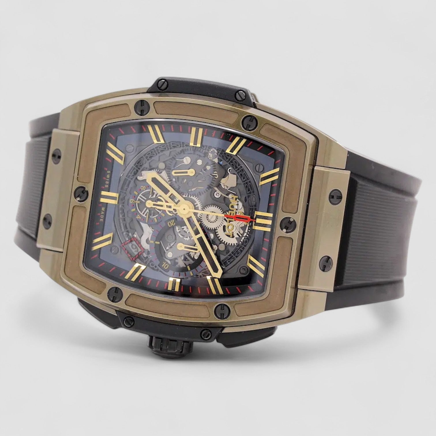 Shaped Spirit of Big Bang Chronograph Full Magic Gold 45mm